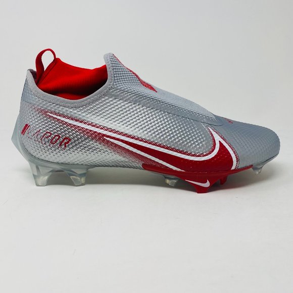 Nike Mens Vapor Edge Pro 360 Gray Pull On Low Top Football Cleats Sneakers 7.5 - Picture 6 of 6